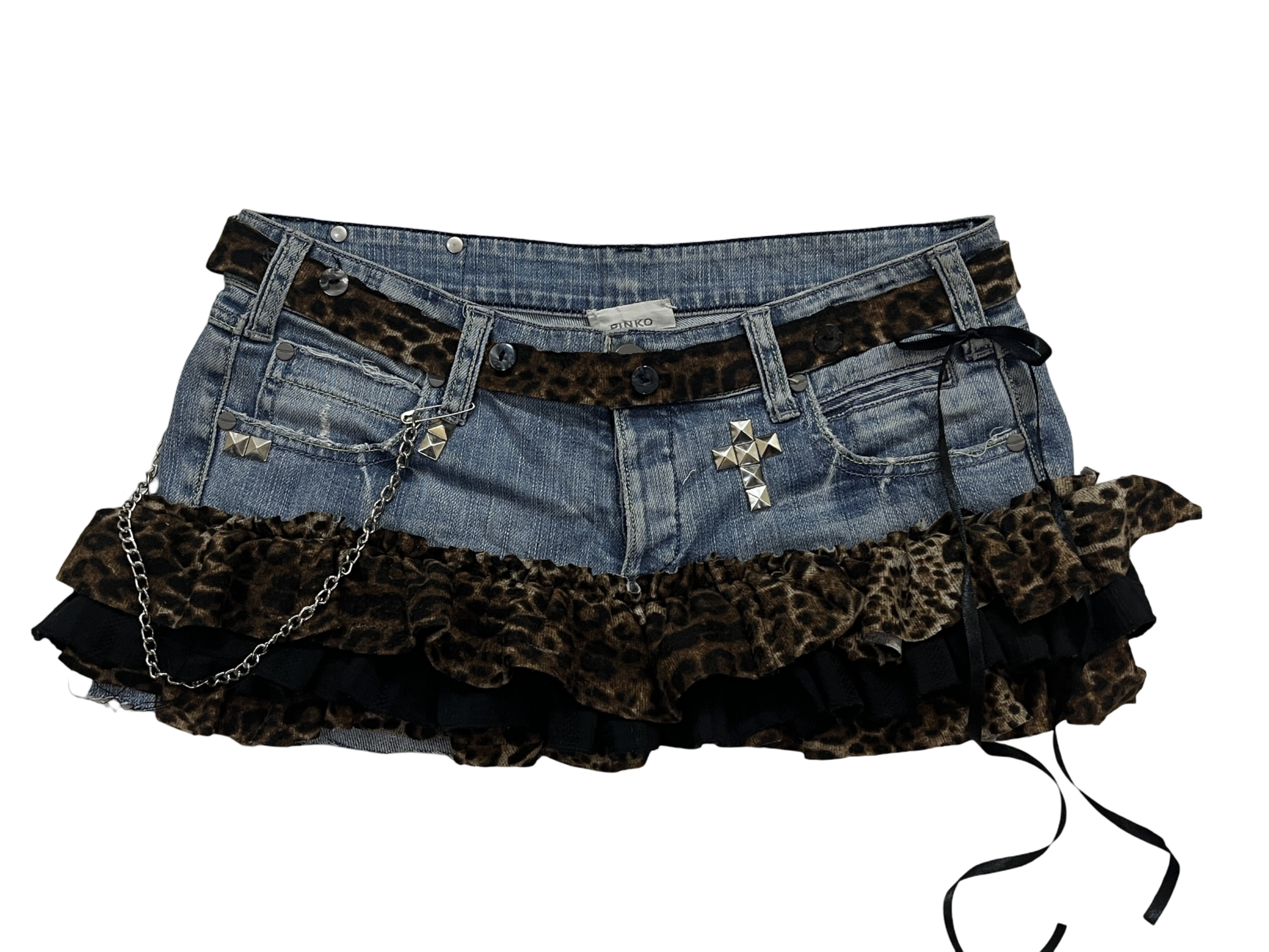 Leopardess Micro Skirt