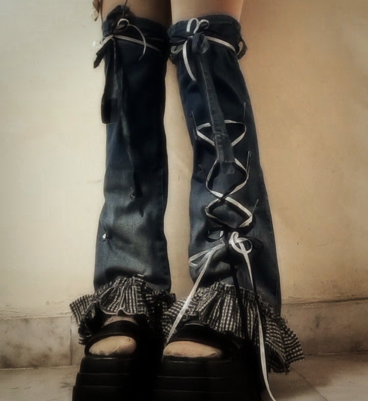Graveyard Glitch Leg Warmers