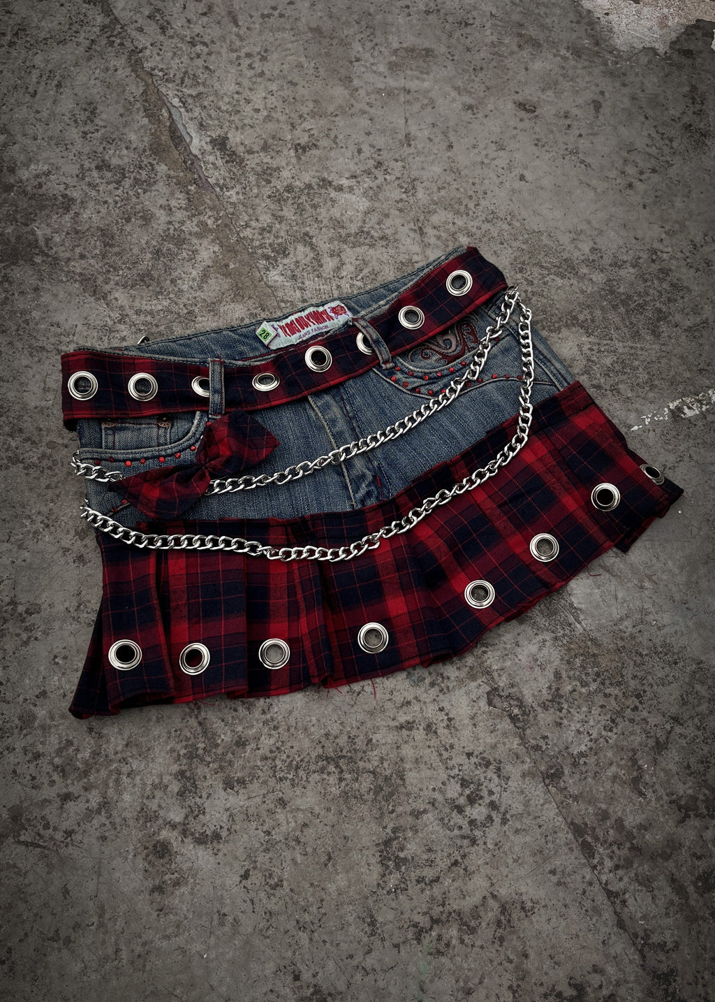 Blood Bath Pleated Skirt
