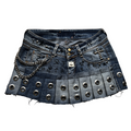 Riot Code Denim Mini