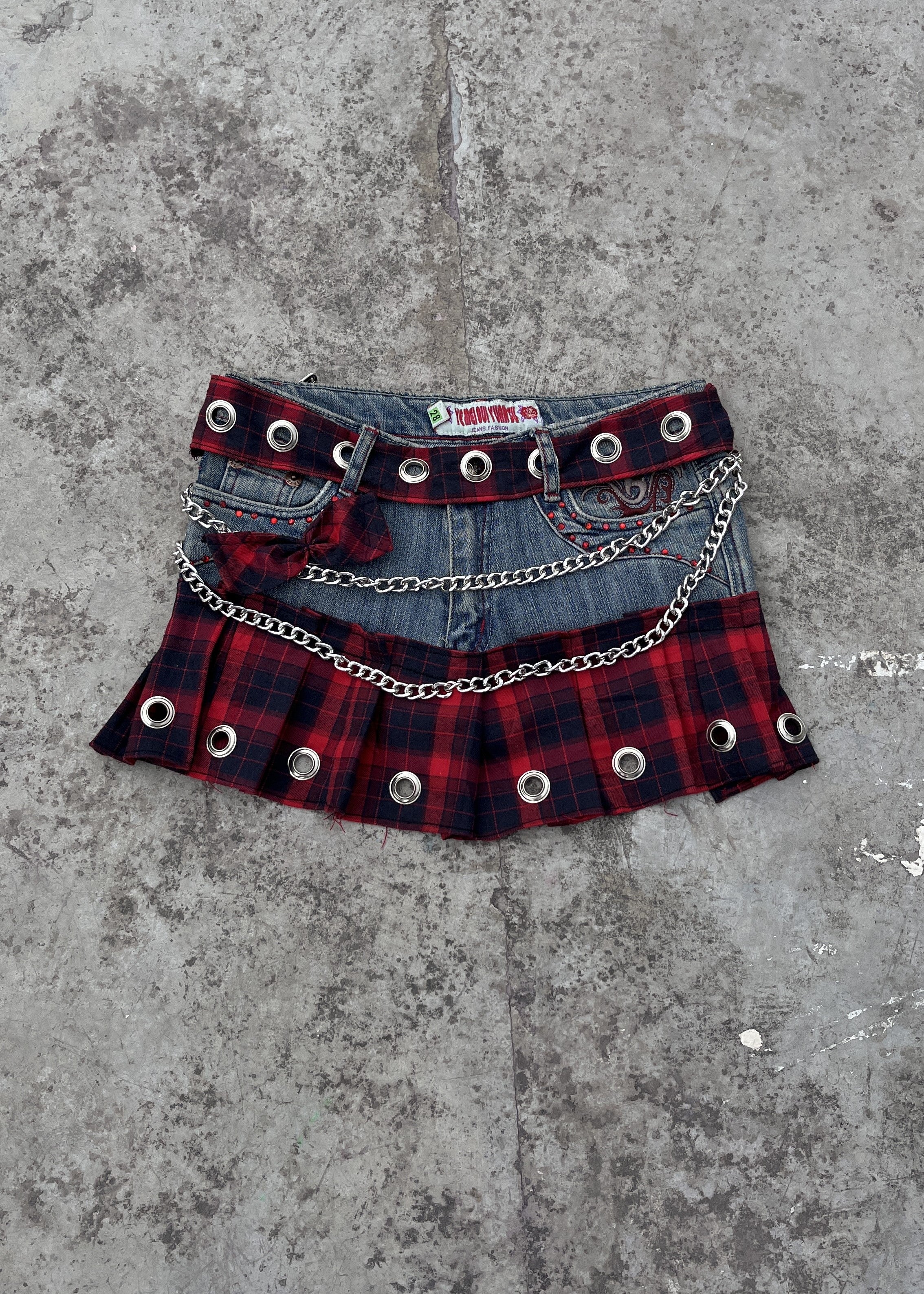 Blood Bath Pleated Skirt