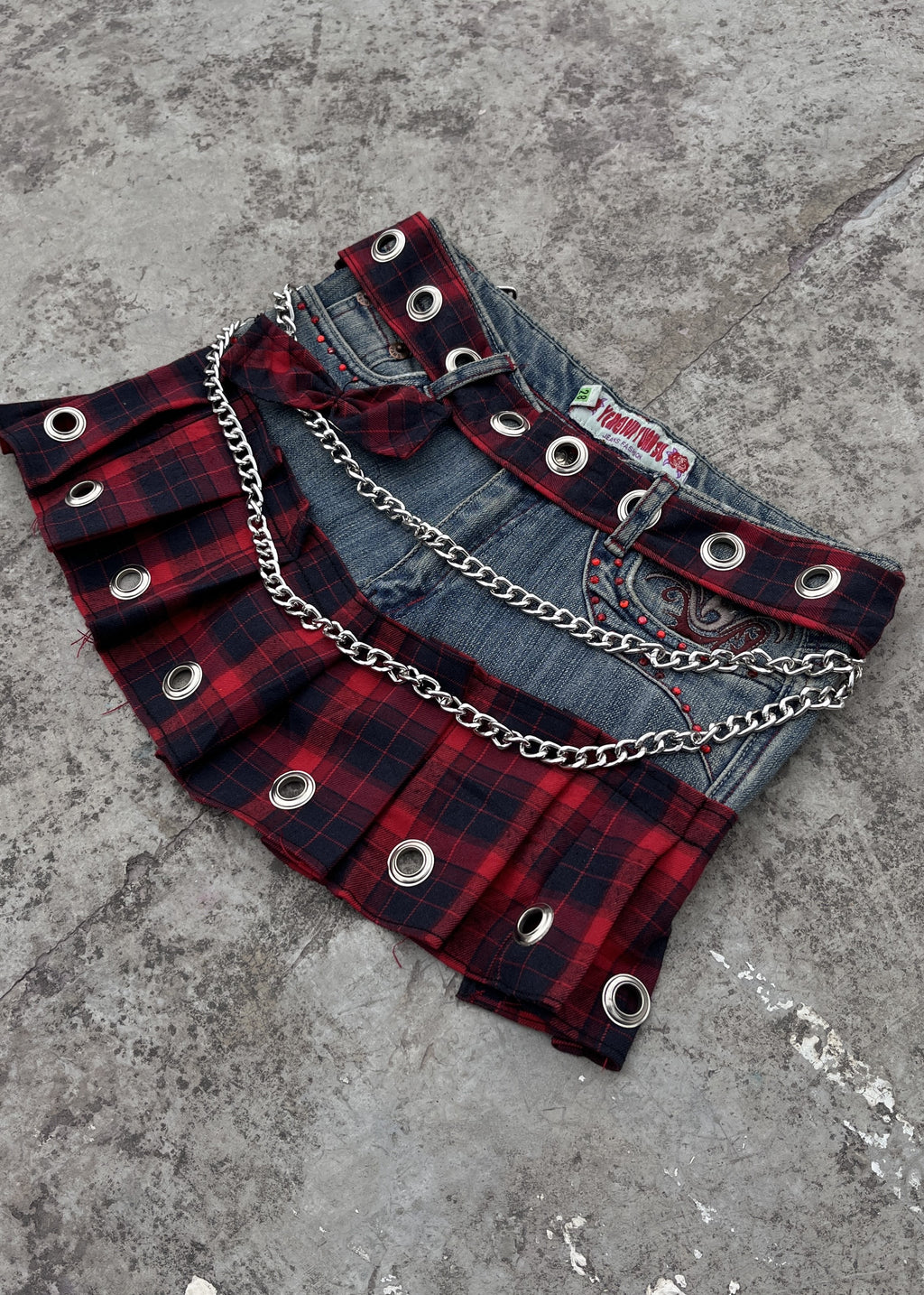 Blood Bath Pleated Skirt