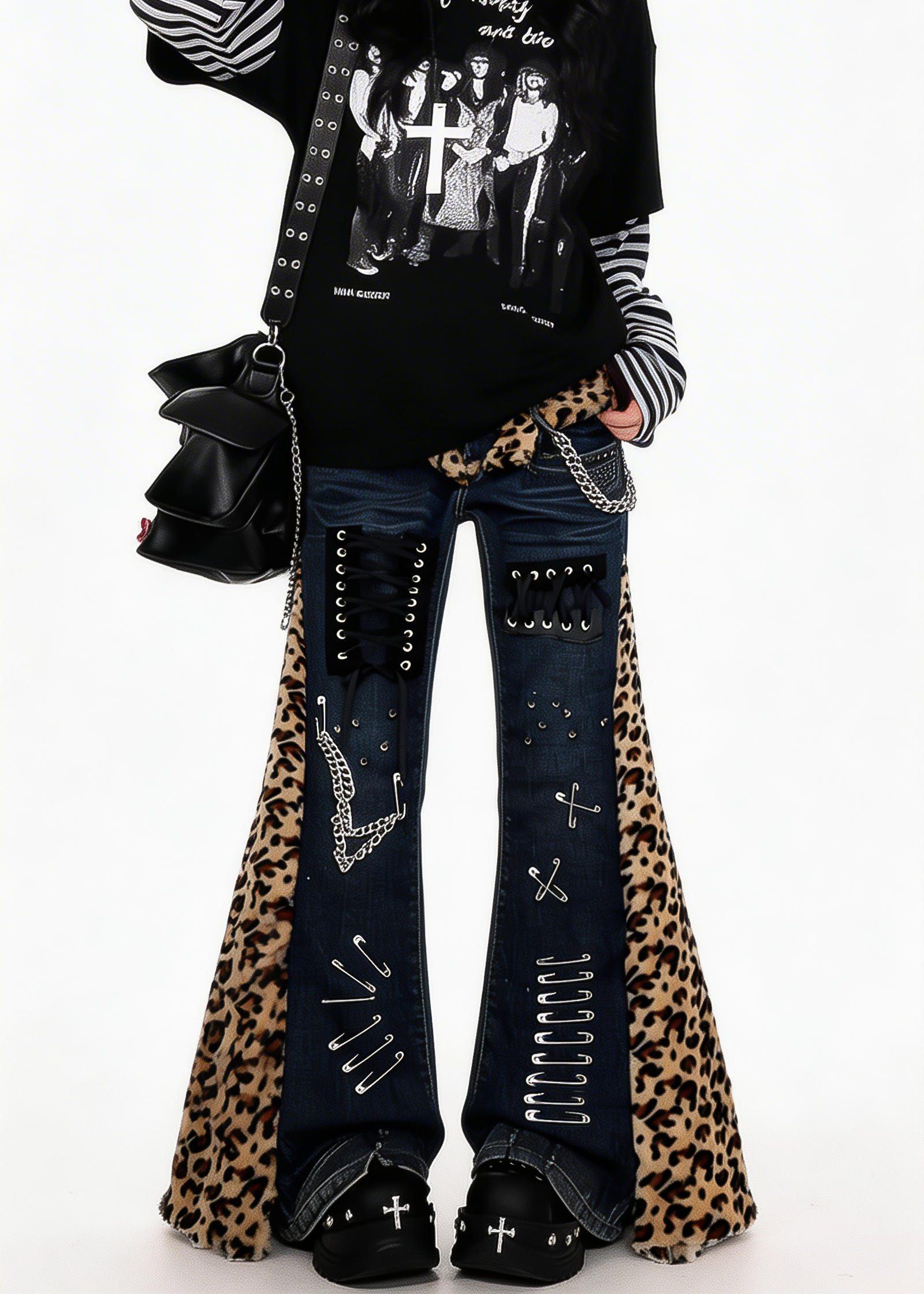 Wild Leo Flared Pants