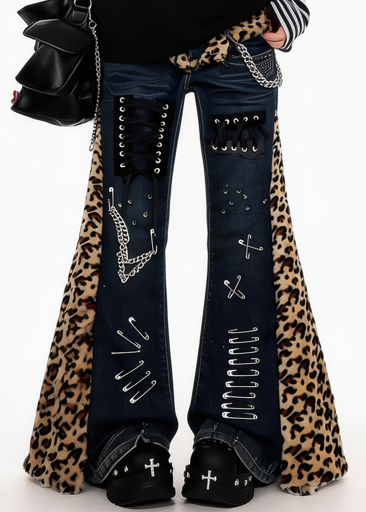 Wild Leo Flared Pants