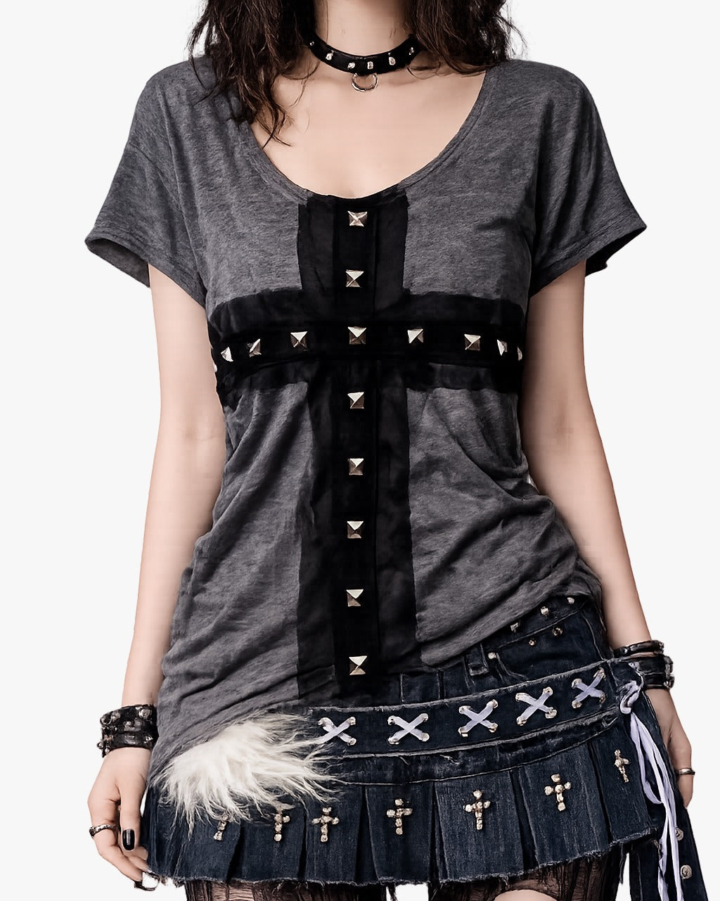 Midnight Cross Tee